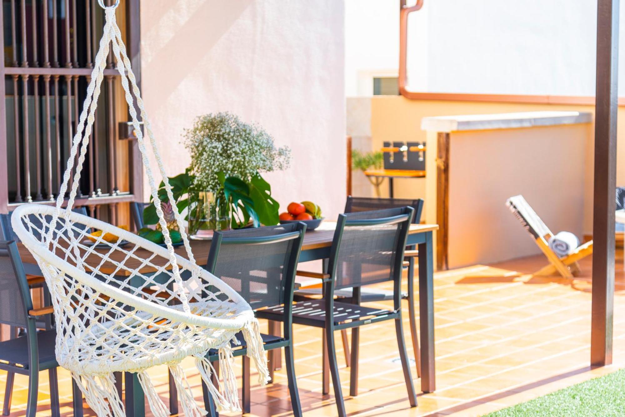 קנדלריה Villa Trueno Refugio De Lujo Con Piscina Climatizada Y Vistas מראה חיצוני תמונה