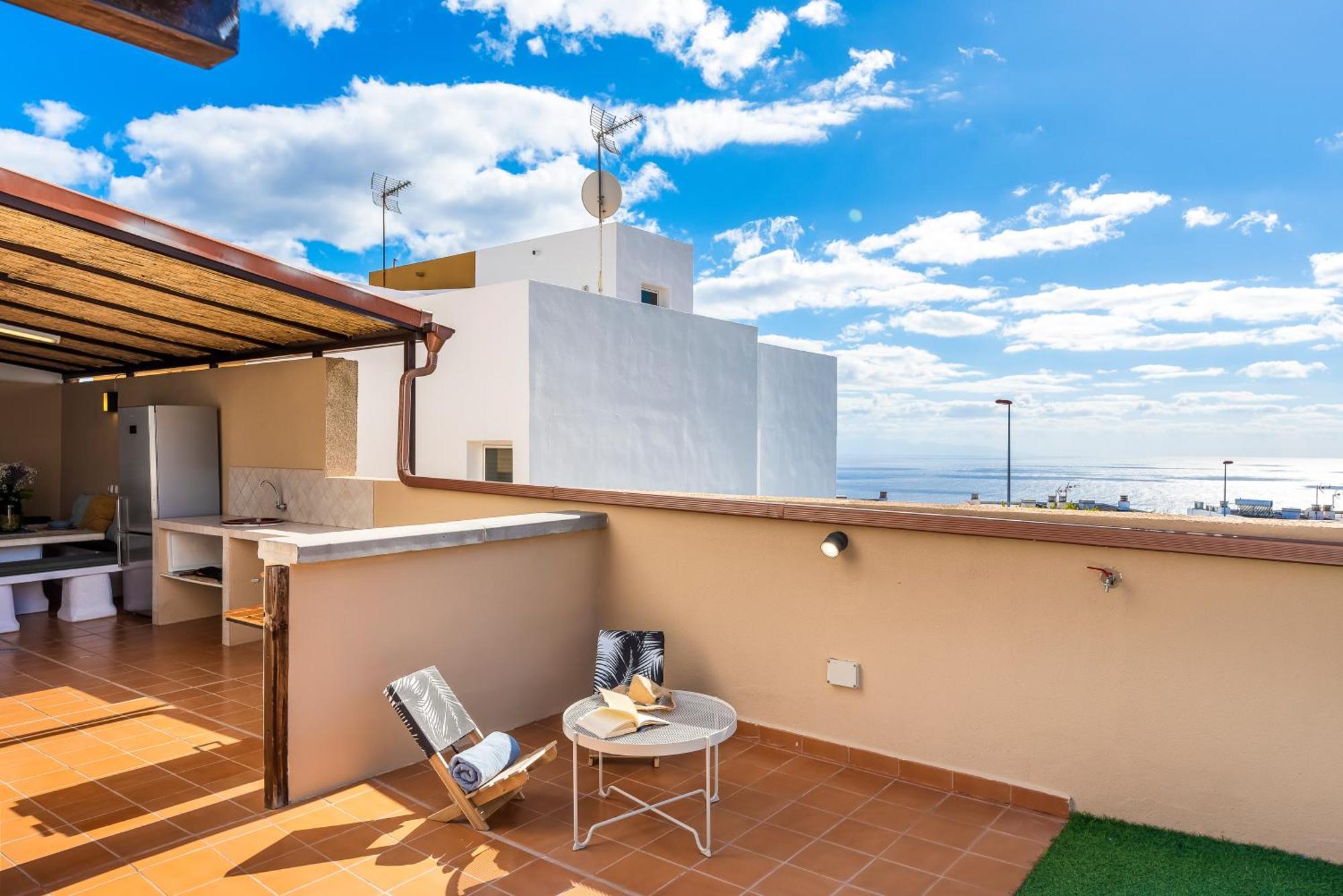 קנדלריה Villa Trueno Refugio De Lujo Con Piscina Climatizada Y Vistas מראה חיצוני תמונה