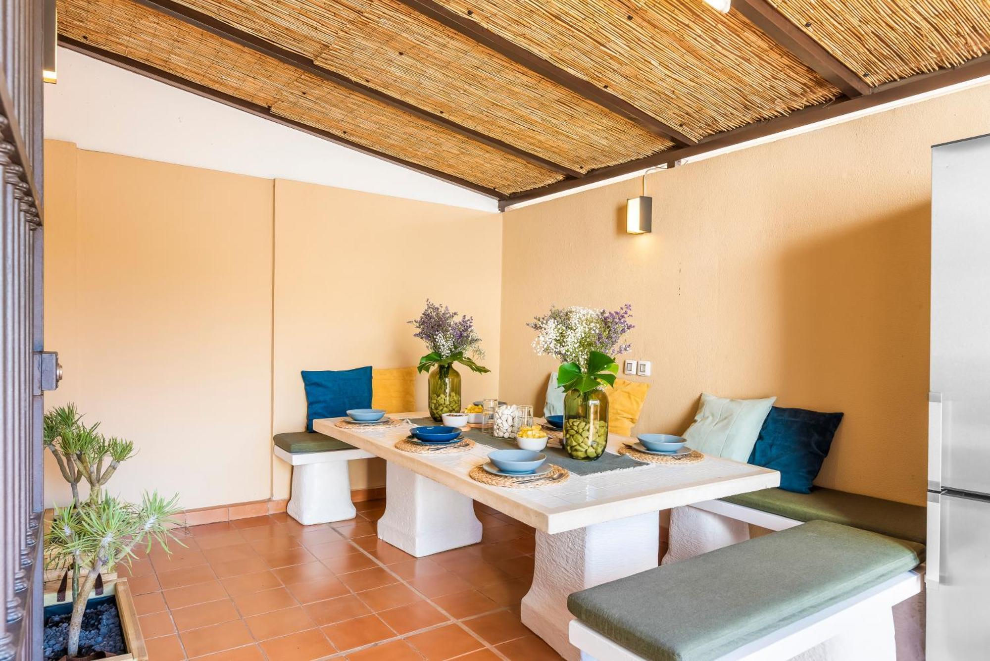 קנדלריה Villa Trueno Refugio De Lujo Con Piscina Climatizada Y Vistas מראה חיצוני תמונה